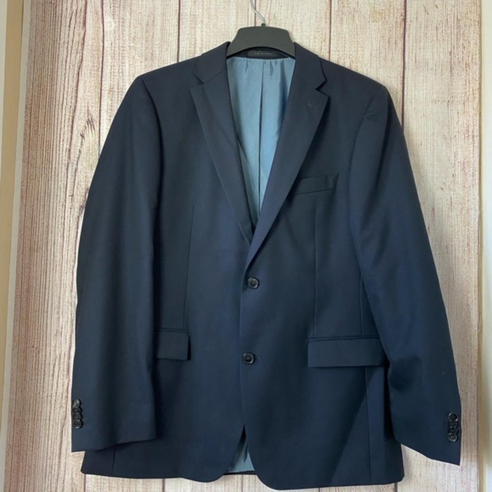 Boss Hugo Boss Guabello Mens Wool Blazer Jacket Navy size 42L